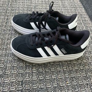 Adidas Black and White Skate Sneakers